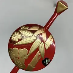 蒔絵 黒漆塗り 笄 こうがい 簪 かんざし 和装 着物 まとめ髪