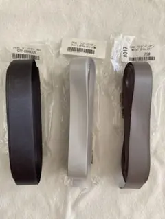 サテンリボン　25mm 約20m モノトーン3色セット