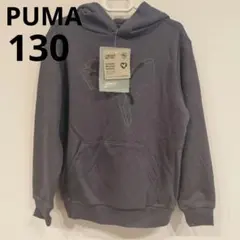 【130】PUMA　フード　パーカー　ロゴ