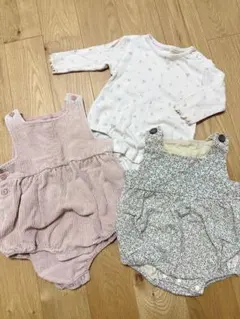ロンパースセット　女の子