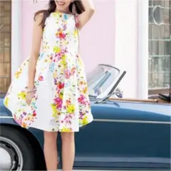 【新品未使用】chesty フラワーラインワンピース  チェスティ