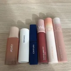リップ6本セット(ロムアンド、CipiCipi, ちふれ、ウォンジョンヨ)