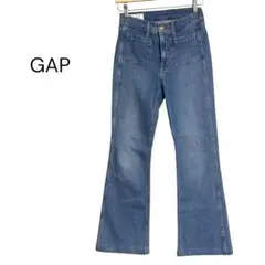 GAP ギャップ　ハイライズフレアデニムパンツ　カジュアル　ストレッチ　美脚のサムネイル