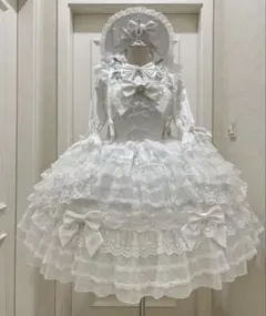 【シュガーガール】ドリームプロローグ ロリィタドレスセットアップ シロ