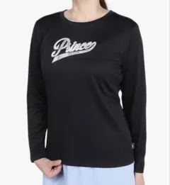 美品　Prince 長袖Tシャツ ブラック　レディース