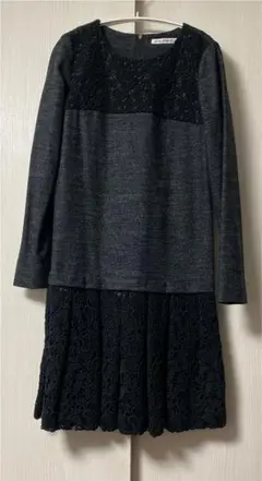 M-premier ワンピース　ウール　冬物