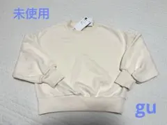 未使用☆GU ☆ クロップドスウェットシャツ