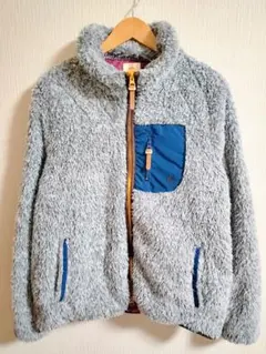 秋冬クリフメイヤー古着長袖ボアジャケットブルゾンジャンパーグレー大人カジュアル