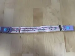 【子供用】らくらくゴムベルト キッズ 1本 帽子・ドット柄 パープル