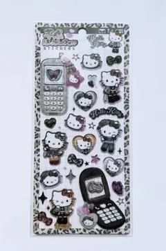 新品・正規品　ハローキティ ギャルキティ　平成はっぴーフォン　ステッカー