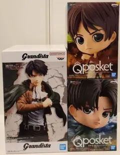 進撃の巨人 フィギュア 3体セット 送料込み（出品者負担）