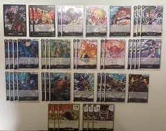 ワンピースカード 黒ルフィデッキパーツ 赤黒サボデッキパーツ - メルカリ