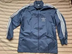 adidas ネイビー ナイロンジャケット ヴィンテージ L程度