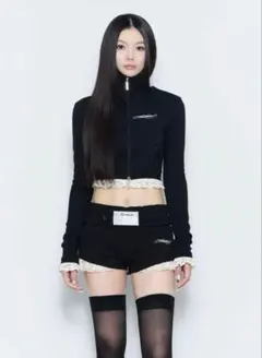 theredthread track jersey jacket lace 黒のサムネイル