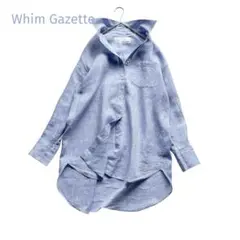 whim gazette リネンキャンバスシャツ リネンキャンバスシャツ | Whim Gazette(ウィム ガゼット)レディース