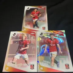 Topps Chrome J 리그 우라와 레즈 3장 세트