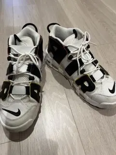 【美品・使用３回】Nike Air More Uptempo ホワイト/ネイビー