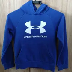 UNDER ARMOUR ブルー フード付きパーカー