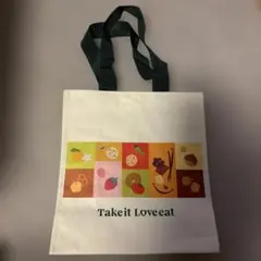 韓国限定 Starbucks エコバッグ Take it Love eat