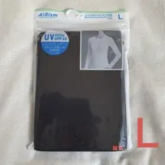 【新品】ユニクロ エアリズム UVカット クルーネック シルクブレンド L1枚