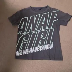 ANAP GIRL ダークグレー Tシャツ XS