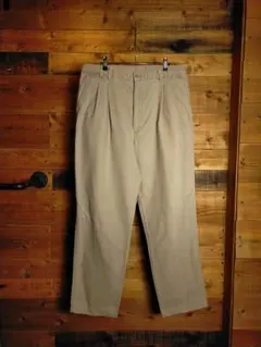 DOCKERS ドッカーズ /ツータックキャンバスチノパンツ/ ベージュ