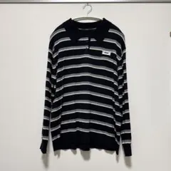 kastane ボーダーラガーポロニット