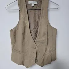 良品♡NEW YORK & COMPANY ベージュ ベスト サイズ【4】