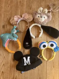 ディズニー　ユニバ　カチューシャ　被り物