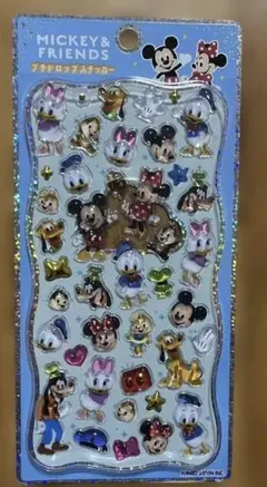 正規品プチドロップステッカー　ミッキー＆フレンズ シール ディズニー