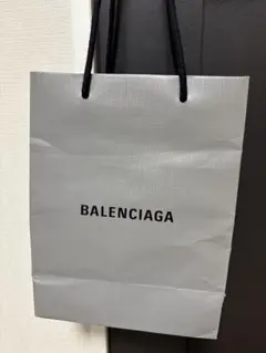 BALENCIAGA ショップ袋 シルバー 中型のサムネイル