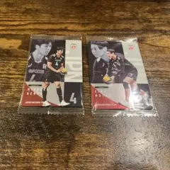 バレーボール男子日本代表 宮浦健人 永露元稀 カード 2枚セット