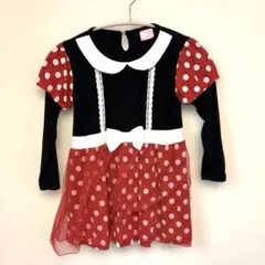 ※本日限定値下げ※Disney ミニードット柄 長袖ワンピース 110