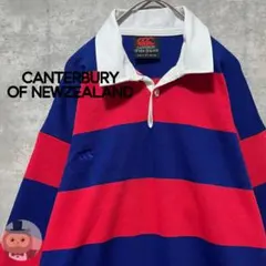 90s canterbury/ワラビーズ ラガーシャツ/L/マルチカラー - メルカリ