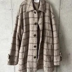 最終値下げ【WELLDER】ウェルダー　チェック柄　コート