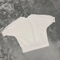 【Rag Out】（L）ラメ入りTシャツ ギャザー ドルマンスリーブ ゆったりめ
