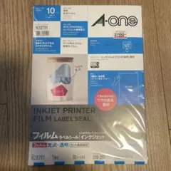 エーワン　フィルムラベルシール　9枚