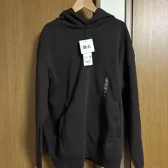 ユニクロC/スウェットオーバーサイズプルパーカー　ダークブラウン