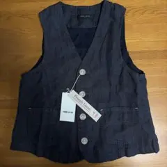 【新品】COMME CA ISM デニム調　ベスト　L 120A 130A