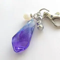 キーホルダー レジン 鉱石風 847