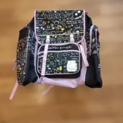 すみっコぐらし キャラクターリュック 黒/ピンク