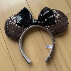 ミニーマウス風スパンコールカチューシャ