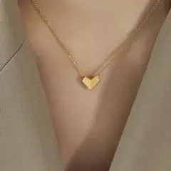 【新品】 ゴールドネックレス ハート