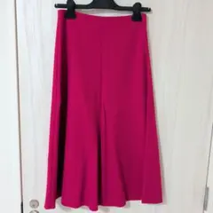 【Theory】セオリー ウール ロングスカート サイズ0 ピンクのサムネイル