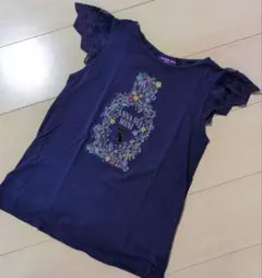 ANNA SUI MINI ノースリーブ タンクトップ 猫 花柄のサムネイル