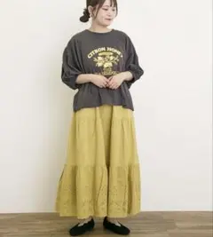 SM2 裾レースティアードスカート