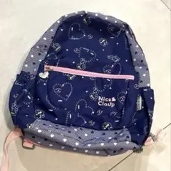 NICE CLAUP ネイビー・ピンク リュックのサムネイル