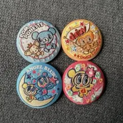 ナルミヤキャラクターズ 刺繍缶バッジ ビスケット 4個セット