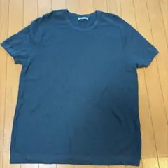 ZARA メンズ ダークブルー クルーネックニット コットン サイズXL