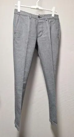 美品 イタリア製 クルーナ コットン スラックス 通年